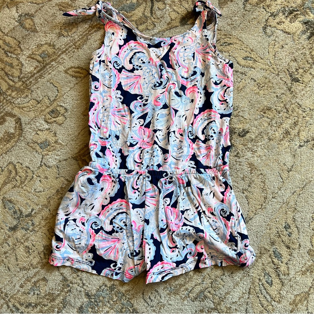 Lilly Pulitzer Kids Paisley Print Romper